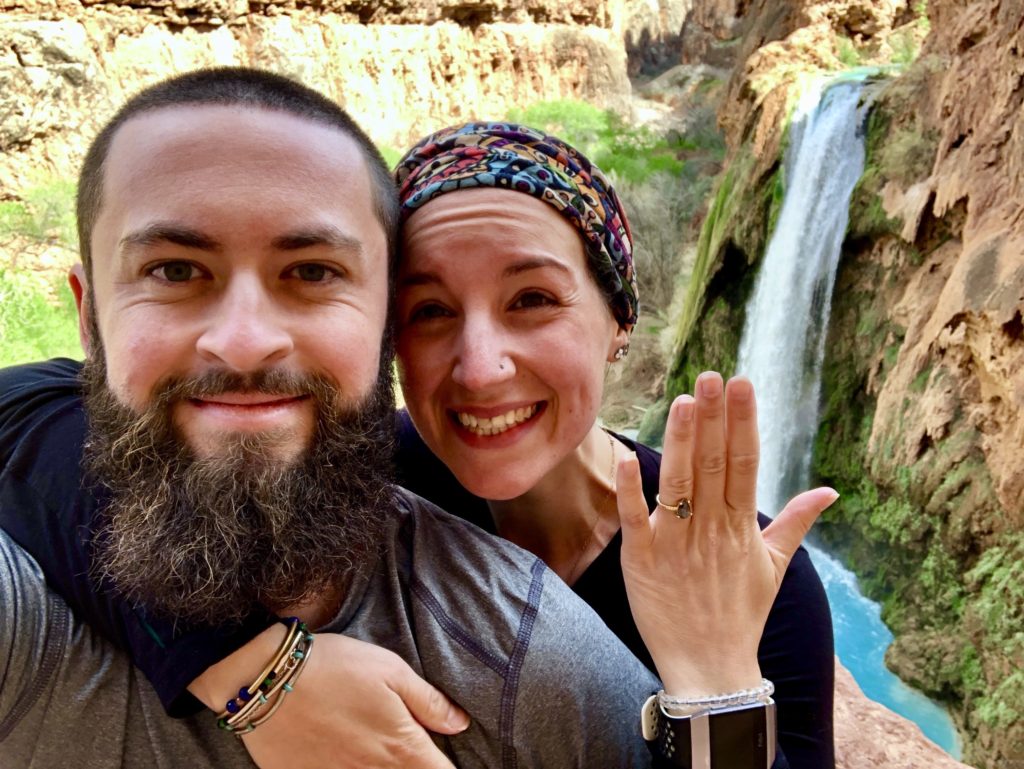 Engaged at Havasu Falls